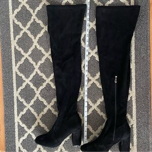 Bonnibel Black Over-the-Knee Boots